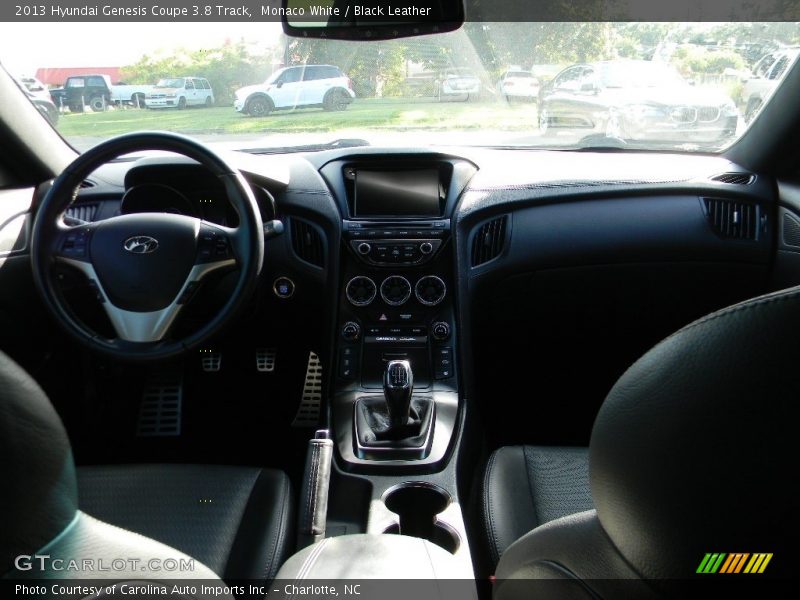 Monaco White / Black Leather 2013 Hyundai Genesis Coupe 3.8 Track