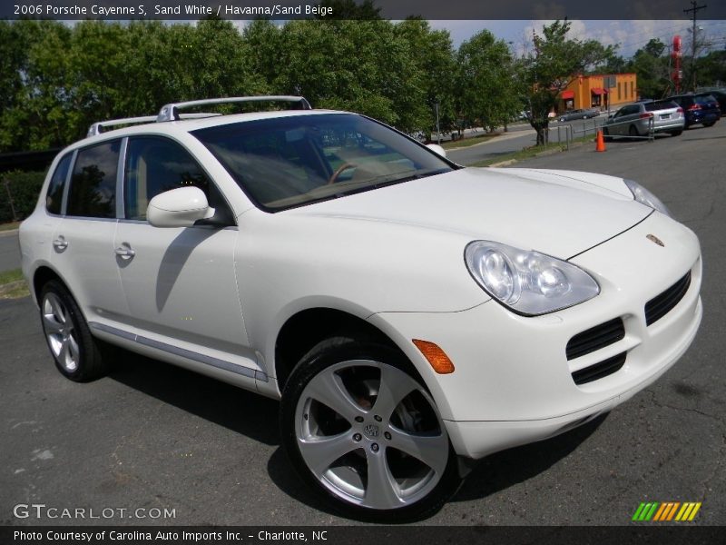 Sand White / Havanna/Sand Beige 2006 Porsche Cayenne S