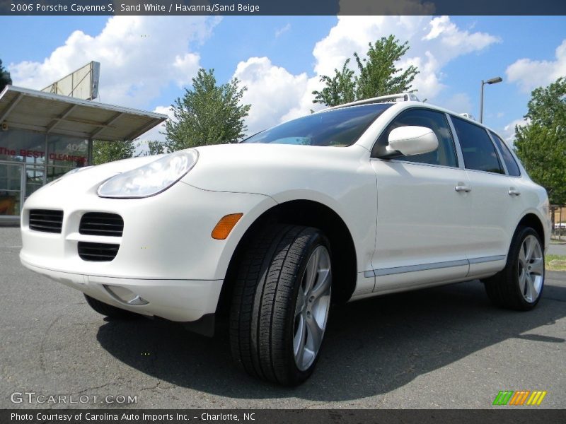 Sand White / Havanna/Sand Beige 2006 Porsche Cayenne S