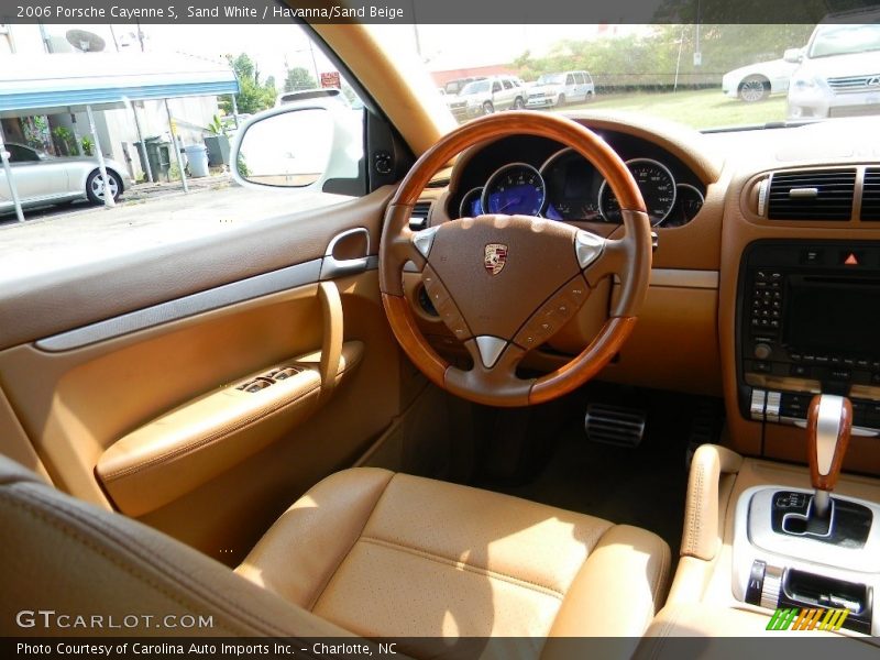 Sand White / Havanna/Sand Beige 2006 Porsche Cayenne S