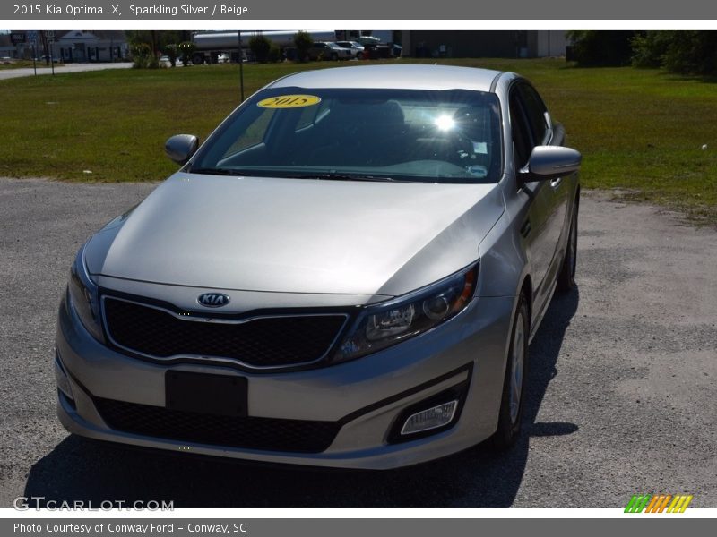 Sparkling Silver / Beige 2015 Kia Optima LX