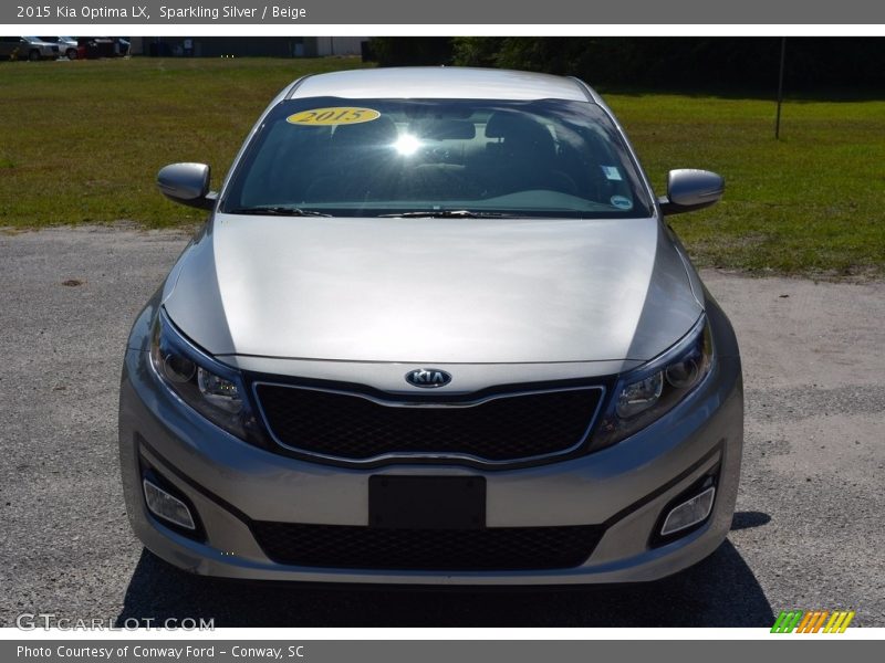 Sparkling Silver / Beige 2015 Kia Optima LX