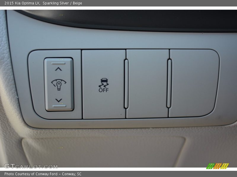 Sparkling Silver / Beige 2015 Kia Optima LX