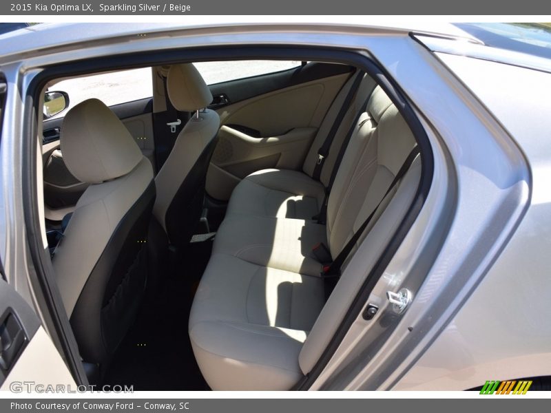 Sparkling Silver / Beige 2015 Kia Optima LX