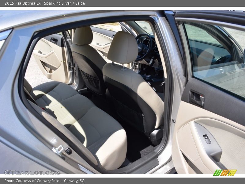 Sparkling Silver / Beige 2015 Kia Optima LX