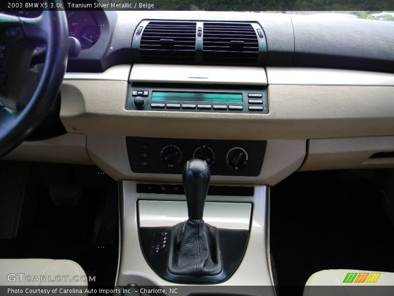Titanium Silver Metallic / Beige 2003 BMW X5 3.0i