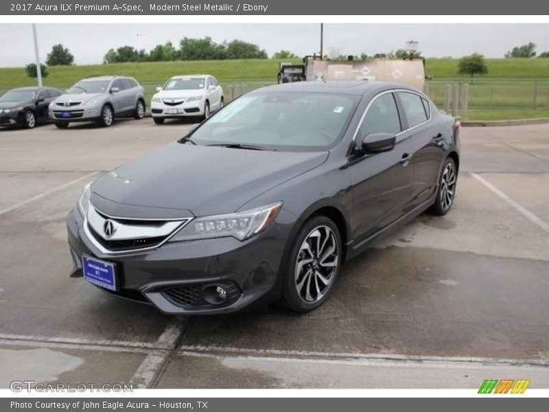 Modern Steel Metallic / Ebony 2017 Acura ILX Premium A-Spec