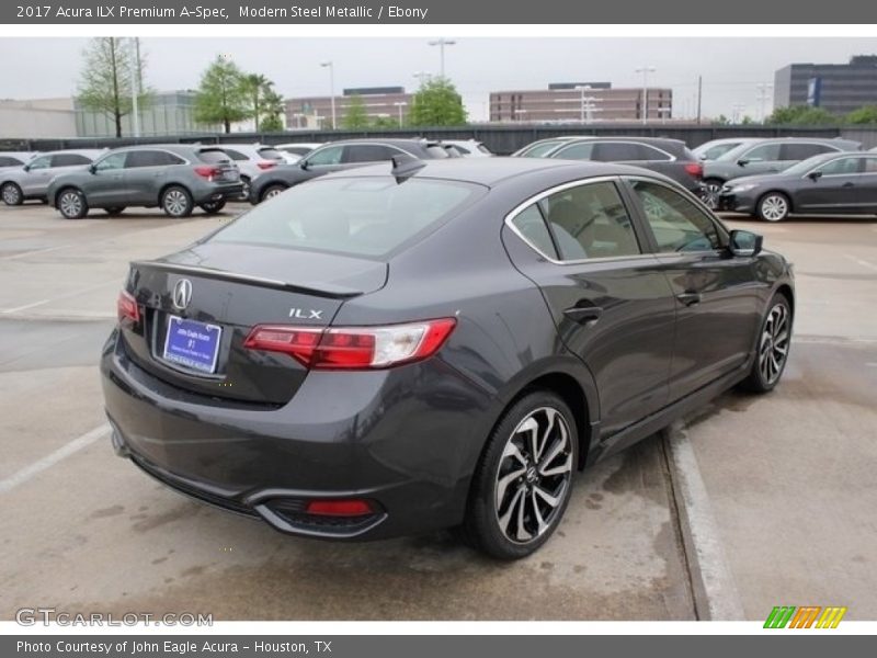 Modern Steel Metallic / Ebony 2017 Acura ILX Premium A-Spec