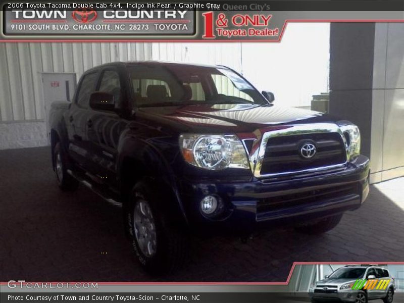 Indigo Ink Pearl / Graphite Gray 2006 Toyota Tacoma Double Cab 4x4