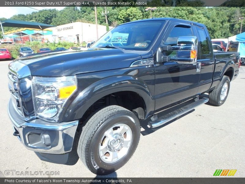 Tuxedo Black Metallic / Adobe 2013 Ford F250 Super Duty XLT SuperCab 4x4