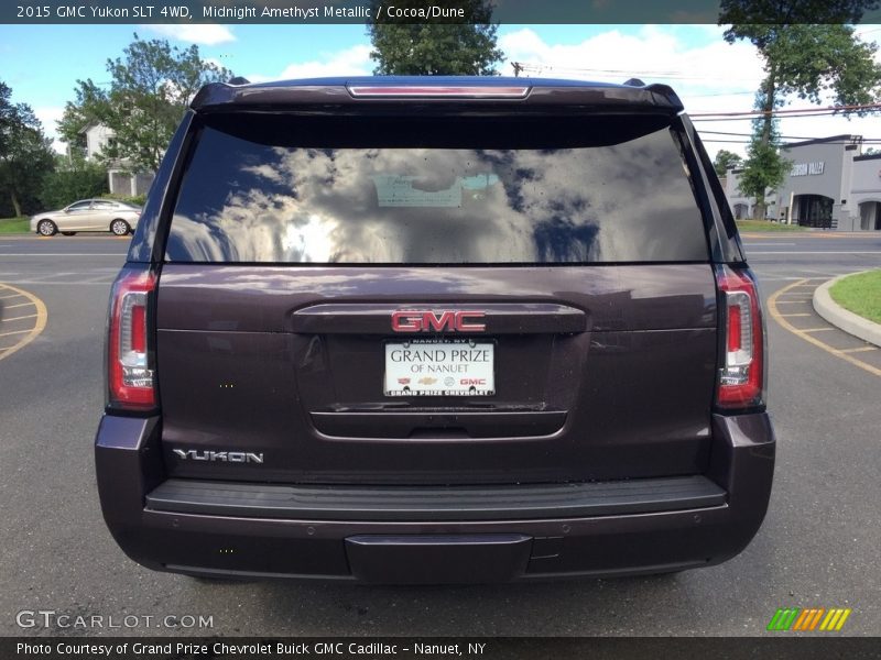 Midnight Amethyst Metallic / Cocoa/Dune 2015 GMC Yukon SLT 4WD