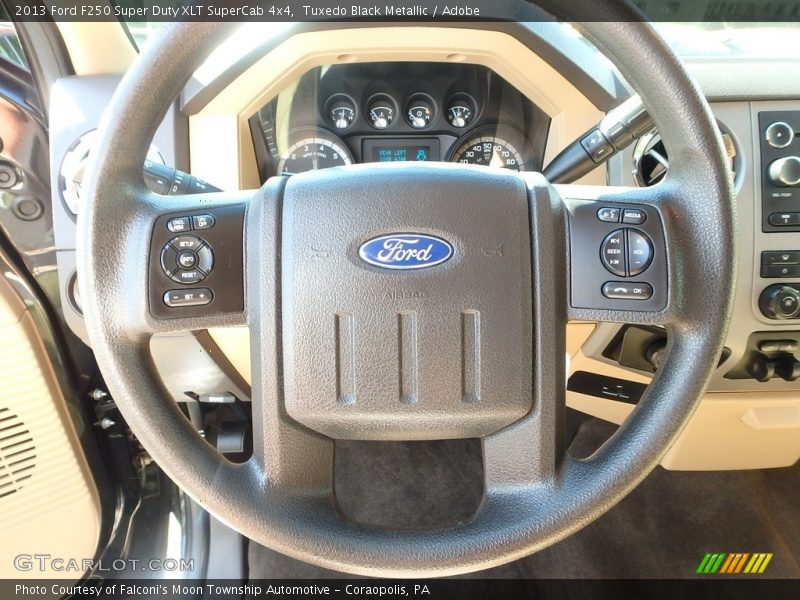 Tuxedo Black Metallic / Adobe 2013 Ford F250 Super Duty XLT SuperCab 4x4