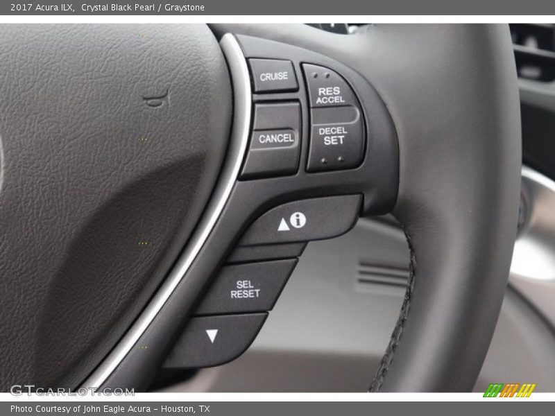 Crystal Black Pearl / Graystone 2017 Acura ILX