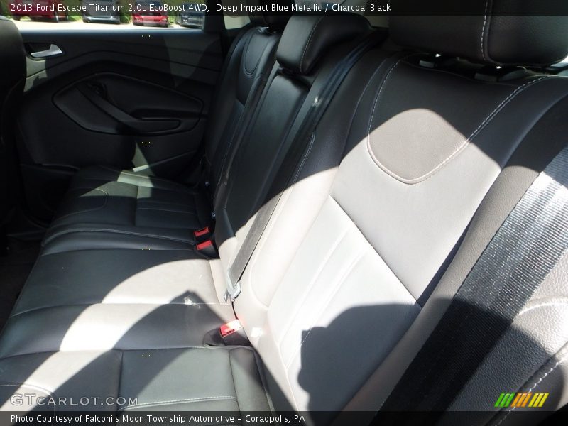 Deep Impact Blue Metallic / Charcoal Black 2013 Ford Escape Titanium 2.0L EcoBoost 4WD
