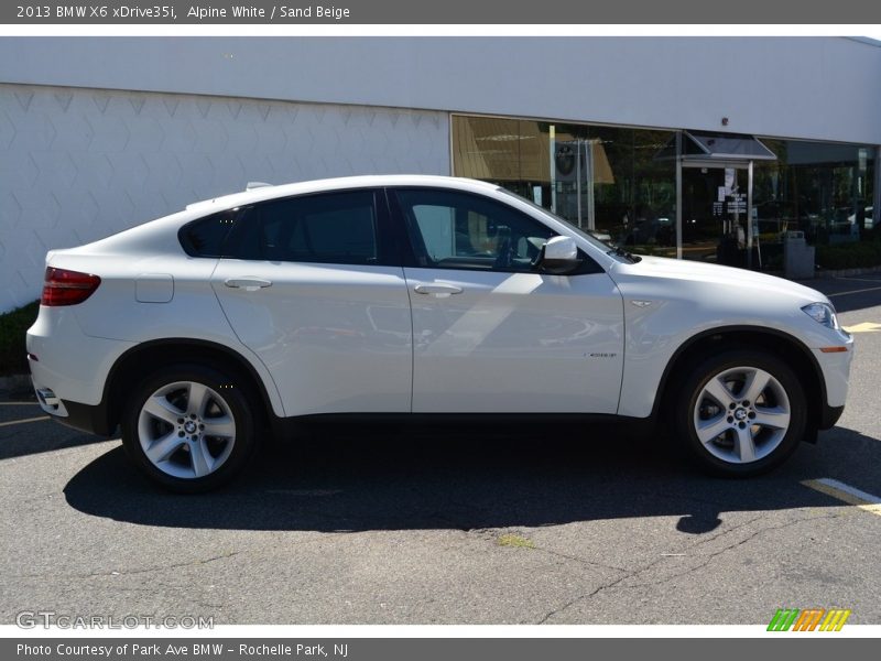 Alpine White / Sand Beige 2013 BMW X6 xDrive35i