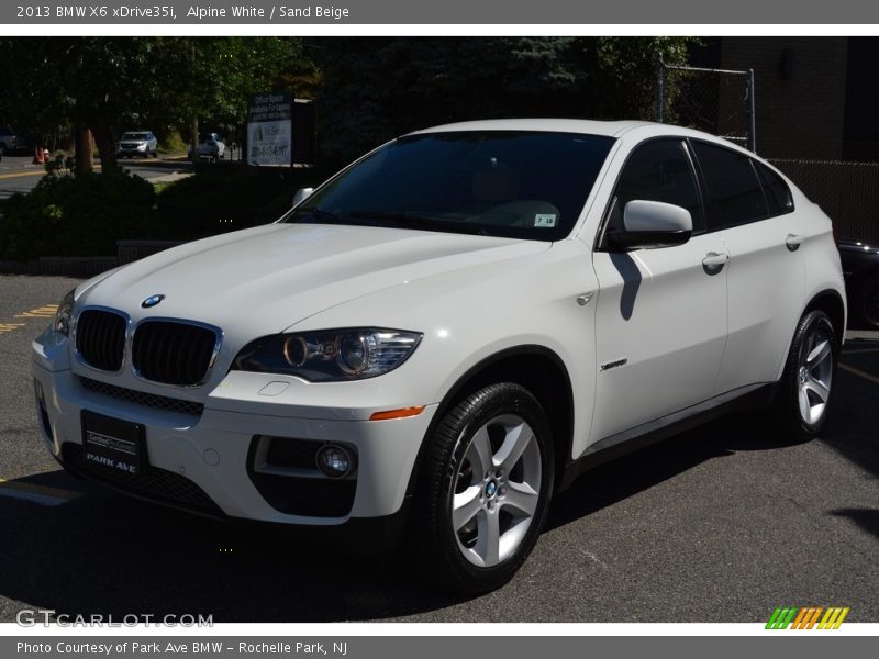 Alpine White / Sand Beige 2013 BMW X6 xDrive35i