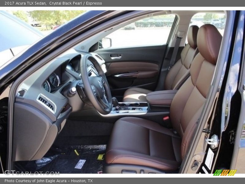 Front Seat of 2017 TLX Sedan