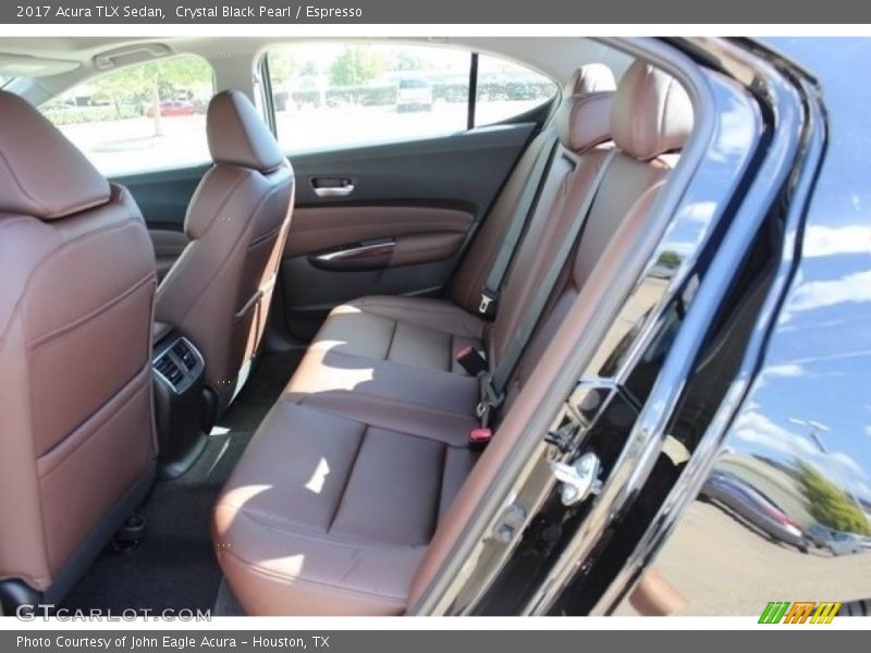 Rear Seat of 2017 TLX Sedan