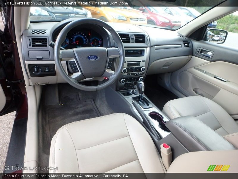 Bordeaux Reserve Metallic / Medium Light Stone 2011 Ford Fusion SEL