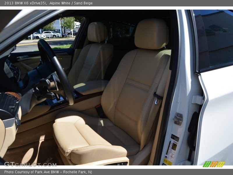 Alpine White / Sand Beige 2013 BMW X6 xDrive35i