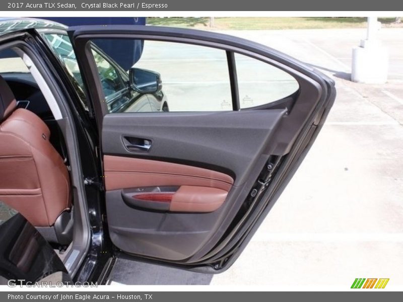 Crystal Black Pearl / Espresso 2017 Acura TLX Sedan