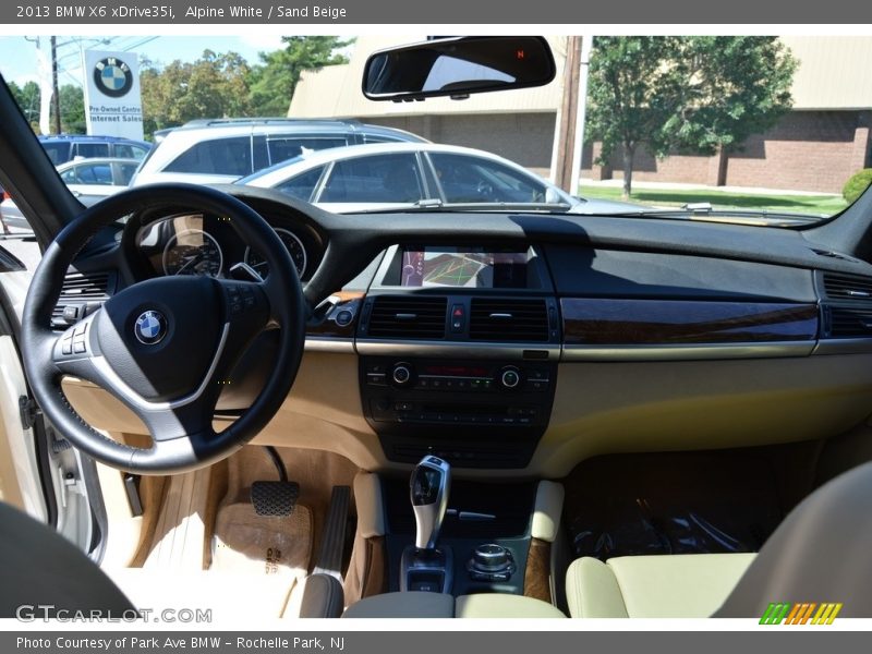 Alpine White / Sand Beige 2013 BMW X6 xDrive35i