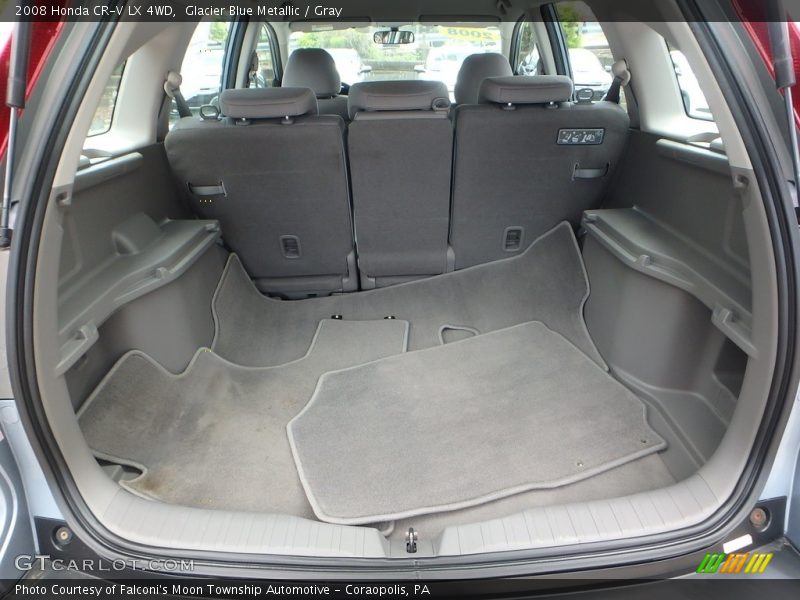 Glacier Blue Metallic / Gray 2008 Honda CR-V LX 4WD