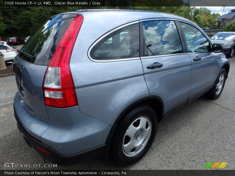 Glacier Blue Metallic / Gray 2008 Honda CR-V LX 4WD