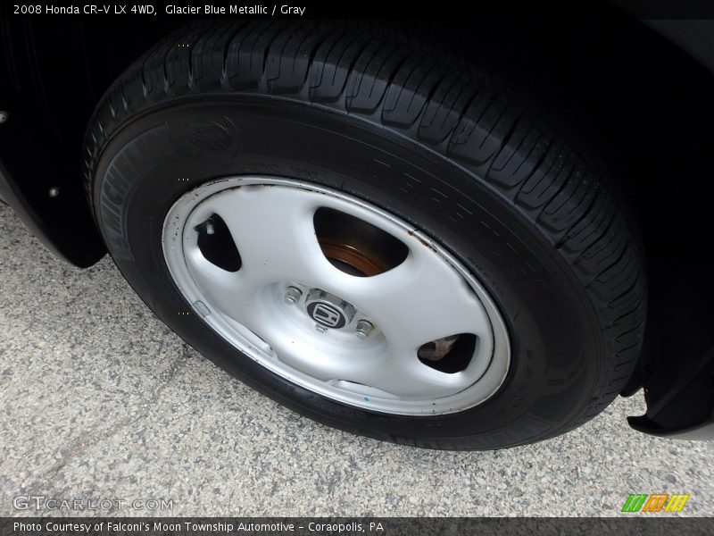 Glacier Blue Metallic / Gray 2008 Honda CR-V LX 4WD
