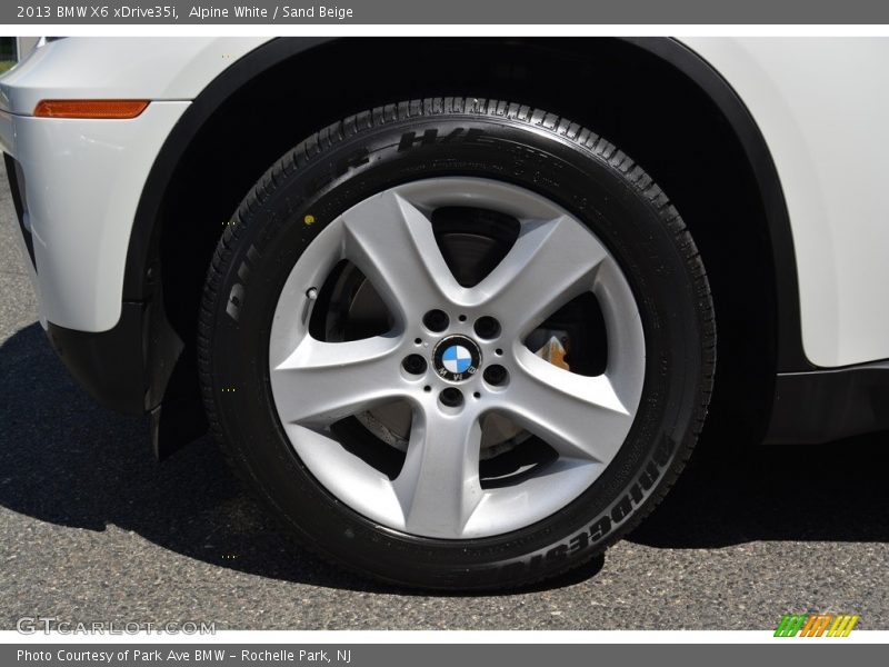 Alpine White / Sand Beige 2013 BMW X6 xDrive35i