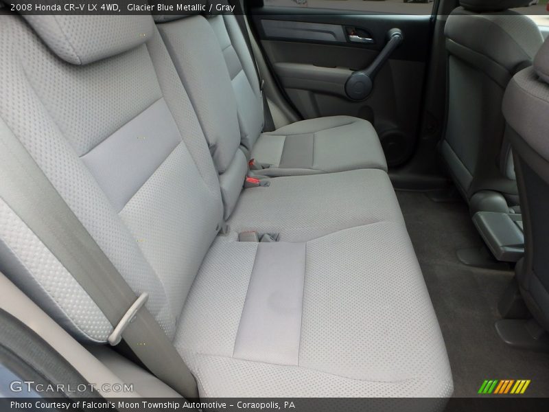 Glacier Blue Metallic / Gray 2008 Honda CR-V LX 4WD