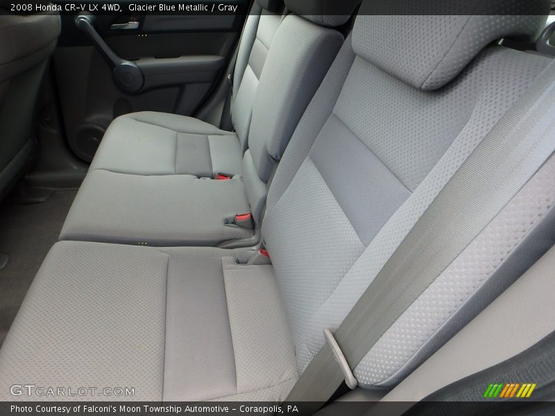 Glacier Blue Metallic / Gray 2008 Honda CR-V LX 4WD