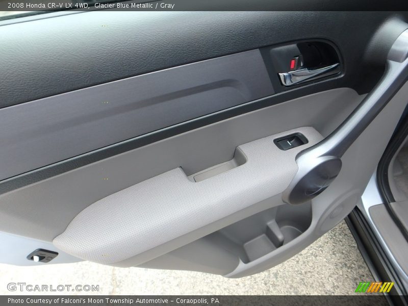 Glacier Blue Metallic / Gray 2008 Honda CR-V LX 4WD