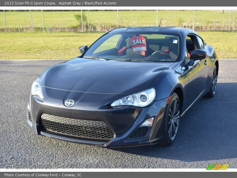 Asphalt Gray / Black/Red Accents 2013 Scion FR-S Sport Coupe