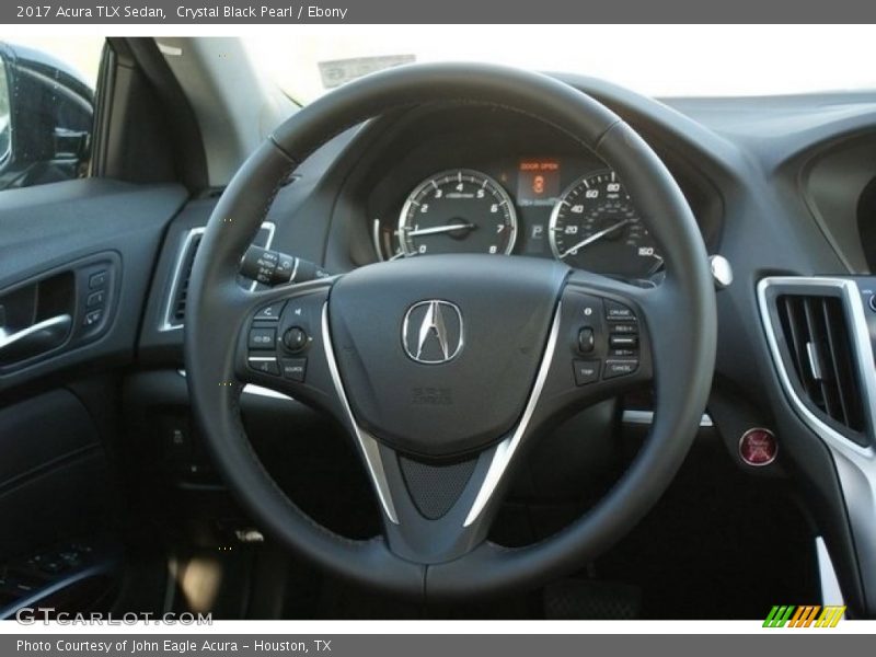 Crystal Black Pearl / Ebony 2017 Acura TLX Sedan