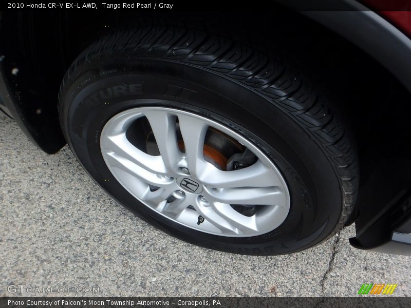 Tango Red Pearl / Gray 2010 Honda CR-V EX-L AWD