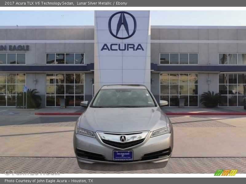 Lunar Silver Metallic / Ebony 2017 Acura TLX V6 Technology Sedan