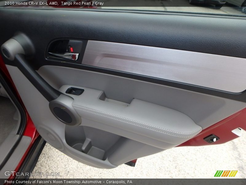 Tango Red Pearl / Gray 2010 Honda CR-V EX-L AWD