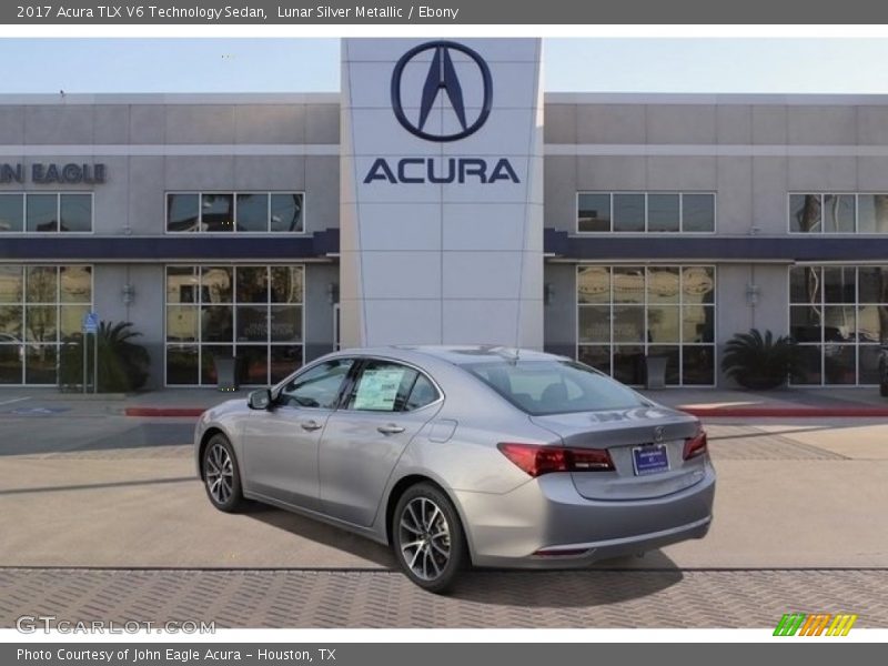 Lunar Silver Metallic / Ebony 2017 Acura TLX V6 Technology Sedan