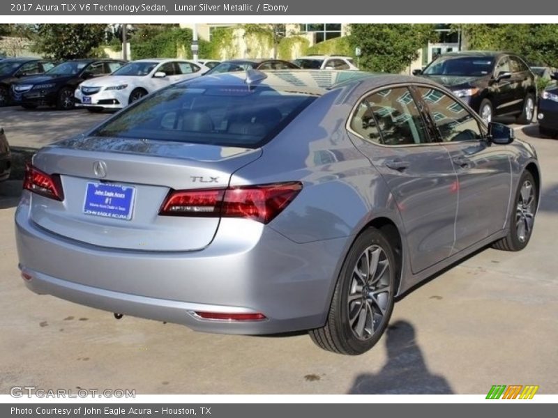 Lunar Silver Metallic / Ebony 2017 Acura TLX V6 Technology Sedan