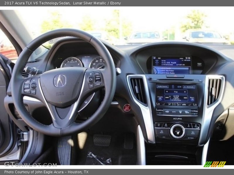 Lunar Silver Metallic / Ebony 2017 Acura TLX V6 Technology Sedan