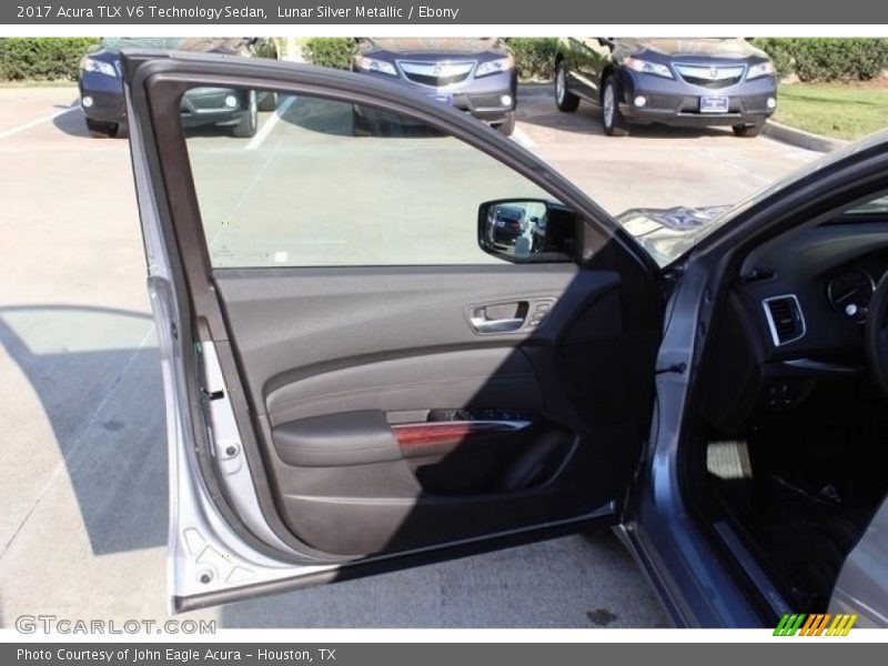 Lunar Silver Metallic / Ebony 2017 Acura TLX V6 Technology Sedan
