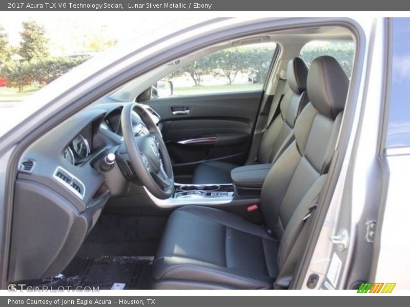 Lunar Silver Metallic / Ebony 2017 Acura TLX V6 Technology Sedan