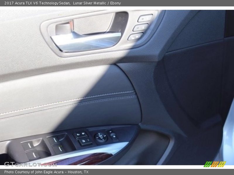 Lunar Silver Metallic / Ebony 2017 Acura TLX V6 Technology Sedan
