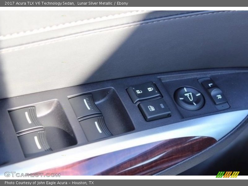 Lunar Silver Metallic / Ebony 2017 Acura TLX V6 Technology Sedan