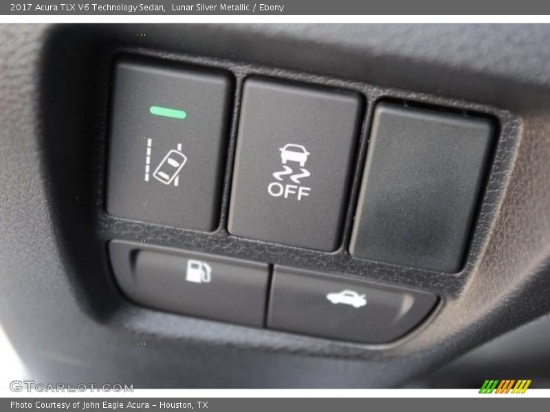 Lunar Silver Metallic / Ebony 2017 Acura TLX V6 Technology Sedan