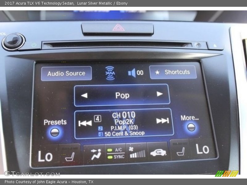 Lunar Silver Metallic / Ebony 2017 Acura TLX V6 Technology Sedan