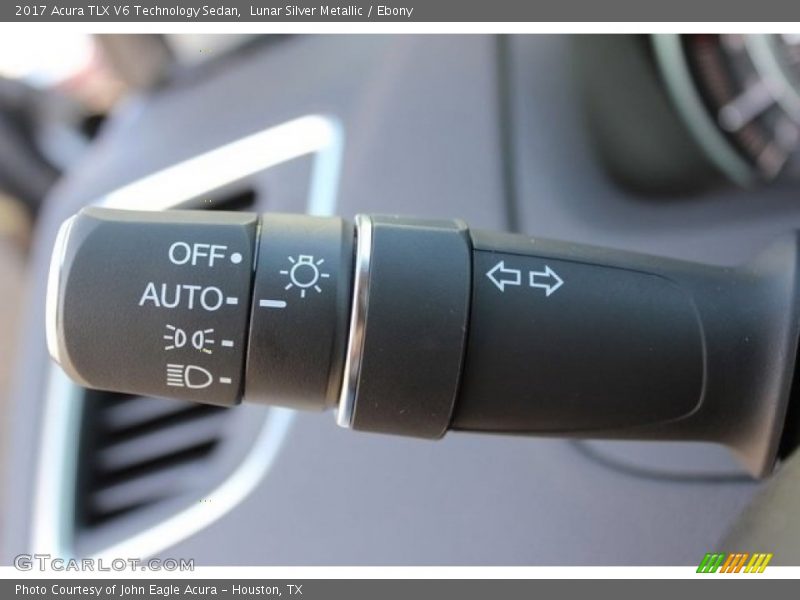 Lunar Silver Metallic / Ebony 2017 Acura TLX V6 Technology Sedan