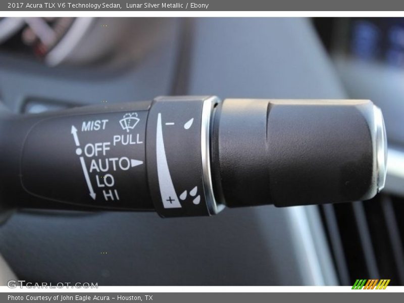 Lunar Silver Metallic / Ebony 2017 Acura TLX V6 Technology Sedan