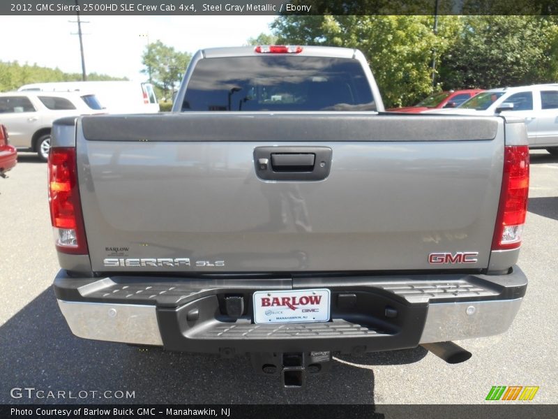 Steel Gray Metallic / Ebony 2012 GMC Sierra 2500HD SLE Crew Cab 4x4